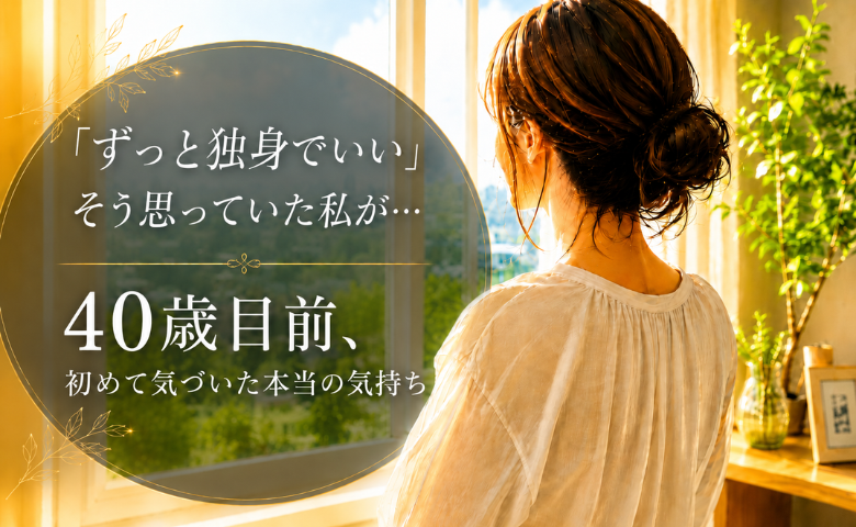 「ずっと独身でいい」と思っていた私。でも…40歳目前で妊娠がわかったことで心境に変化が