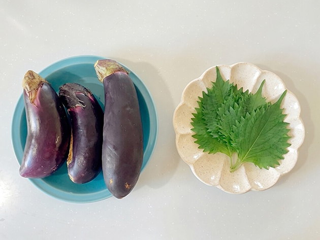 でっかい"なす3本"と"大葉5枚"があっという間に消えた!!【試さないと絶対損する食べ方】レンチンだけなのに「いやマジ箸止まらんって…！」
