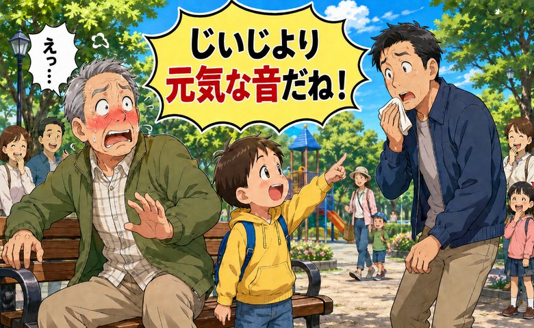 「じいじより元気な音だね」公園で孫の発言に思わず赤面！周囲が思わず笑顔になったワケ【体験談】