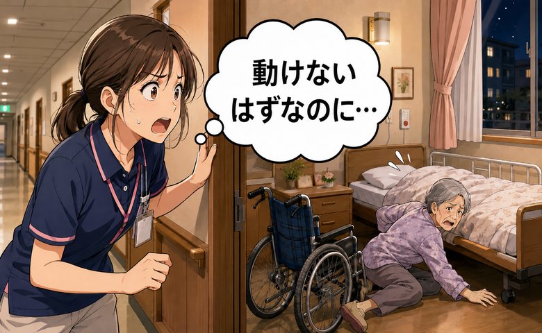 「動けないはず…」深夜の介護施設で聞こえた声。巡回中の職員が見た驚きの光景は【体験談】