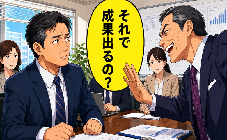「それで成果出るの？」会議でいつも人の発言を遮る嫌みな上司…冷静に問い返した結果【体験談】