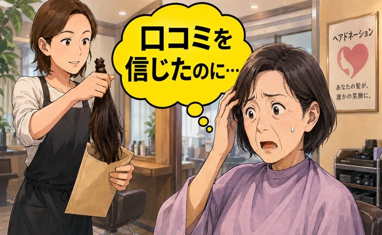 「口コミを信じたのに…」3年間伸ばした髪をヘアドネーションへ。美容室で後悔が残ったワケ【体験談】