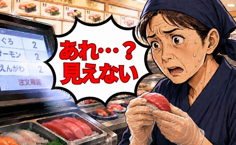 「昔はできたのに…」寿司店のベテランを襲う目の衰え。年齢を受け入れ見つけた働き方【体験談】