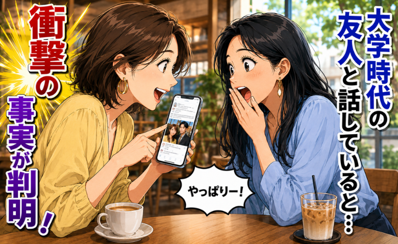 「待って、もしかしてその人…」大学時代の友人に年下彼氏の話をすると…まさかの関係が判明！？