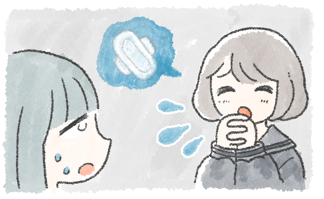 友人「ナプキンちょうだい」また…？一度譲ったことで何度も生理用品を求められるように