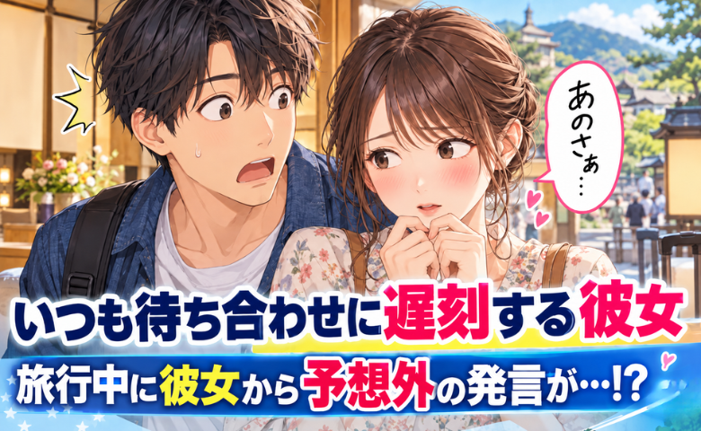1時間の遅刻は当たり前。旅行当日も大遅刻で…彼女に注意すると、予想外の言葉を告げられた！？