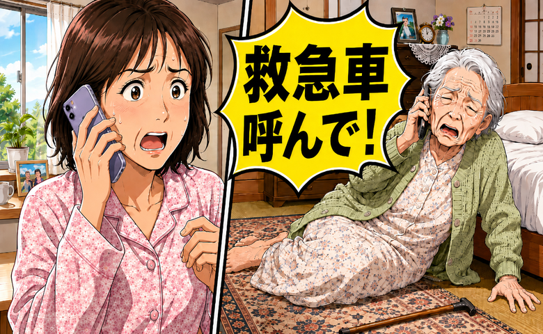 「救急車を呼んで！」元気な祖母から突然のSOS。平穏な日常を一変させた医師の診断とは【体験談】