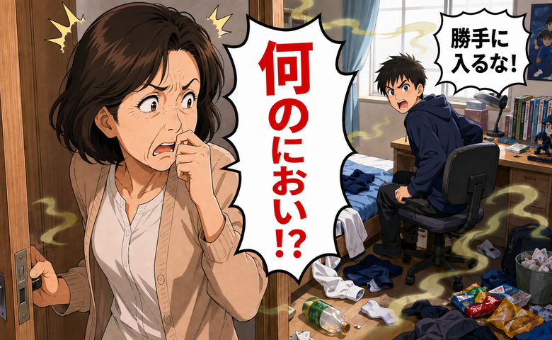 「何のにおい！？」息子の部屋を見て放ったひと言で大喧嘩。母が気付いた接し方とは【体験談】