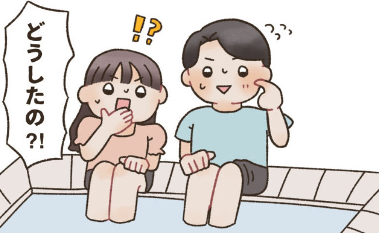 彼女との足湯デート。ズボンをまくった瞬間…「どうしたの！？」⇒彼女の顔が引きつったワケ