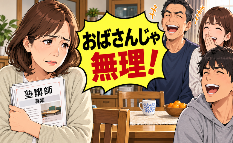 「おばさんじゃ無理」家族に笑われた私。英語から離れた主婦が塾講師を目指した結果【体験談】