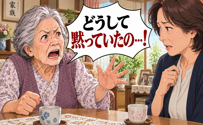 「どうして黙っていたの…」情報共有を重んじる祖母が退院後、涙を流して激怒した理由は【体験談】