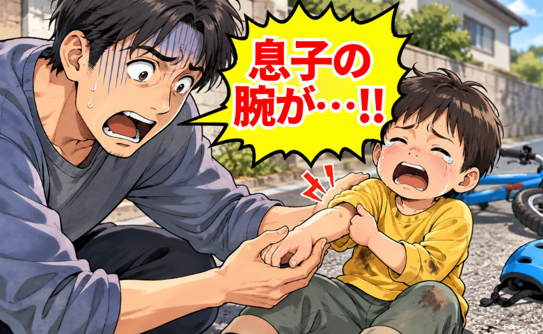 「腕がぐらぐらに…」自転車で転倒し肘を骨折した4歳児の姿に親が戸惑ったワケ【体験談】