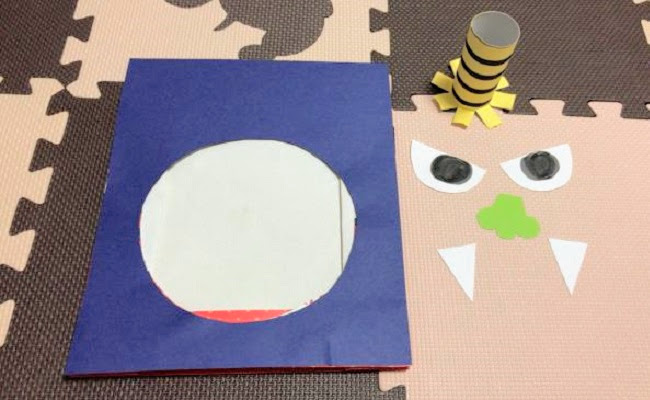 鬼のお面の作り方