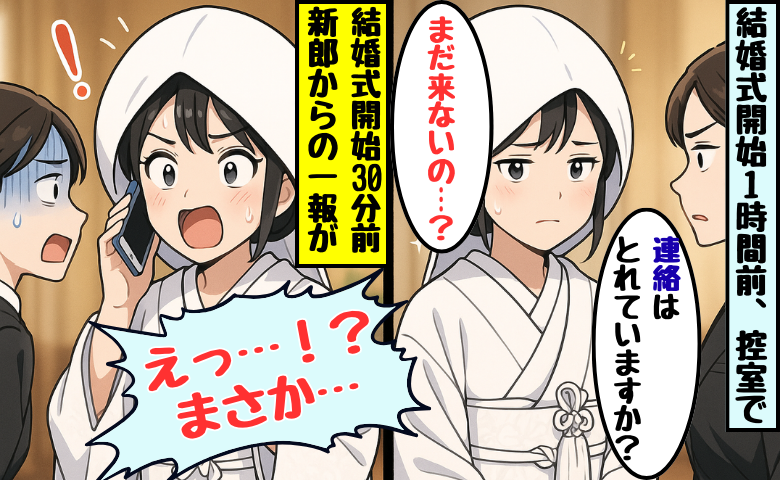 「新郎が来ない…」結婚式の開始30分前に届いた新郎からの衝撃の一報。私とスタッフが動揺したワケ