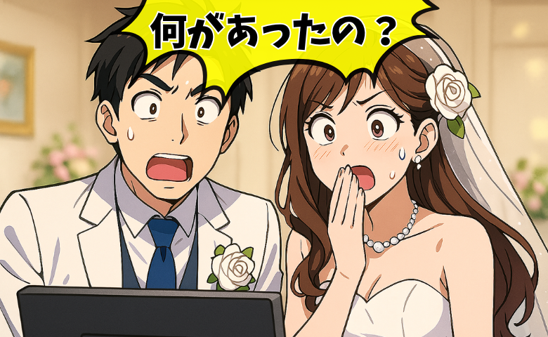 「救急車を手配しています」披露宴のお色直し中に友人が救急搬送。判明した真相に涙