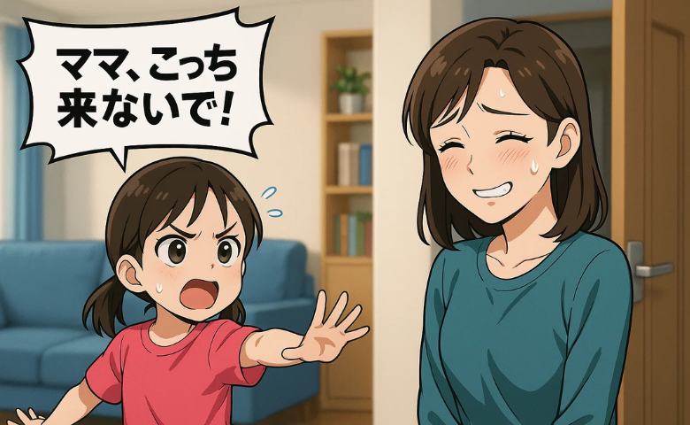 「ママ、こっち来ないで！」娘が鼻を覆って脱出！産後の便秘悪化が招いたハプニング【体験談】