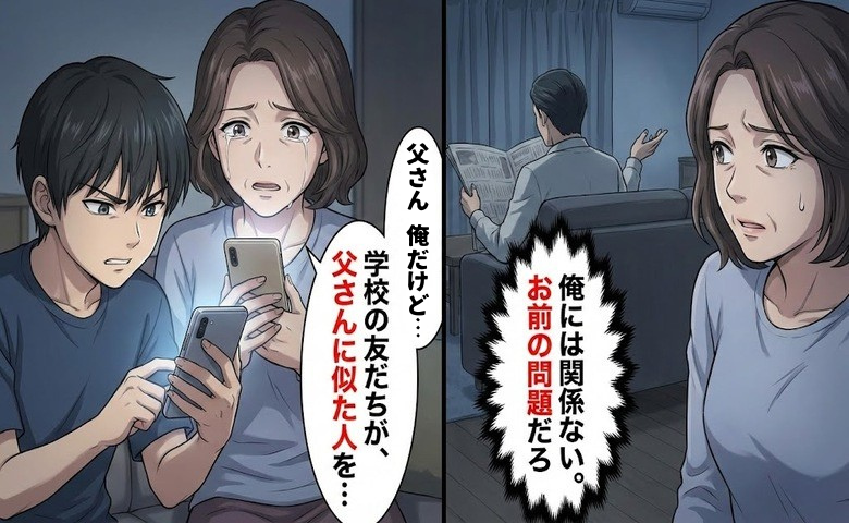 「俺には関係ない」不登校の息子に冷たい夫…息子からのメッセージで流れが変わった瞬間