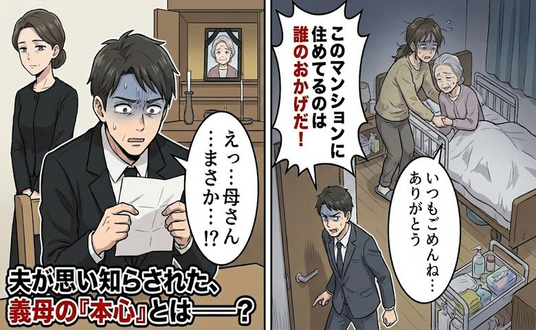 「介護は丸投げ、感謝ゼロ」義母の介護を嫁に押し付けた夫が、文書で思い知らされた義母の本心