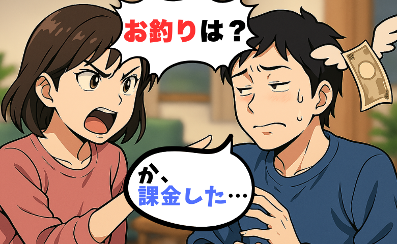 「お釣りは？」夫に渡した歯医者代の残りをゲーム課金に！節約妻を襲った感情