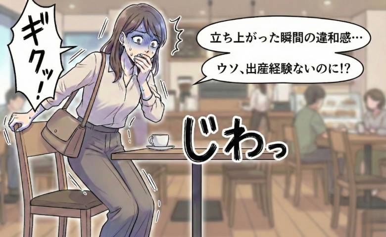「じわっ」椅子から立ち上がった瞬間の違和感。妊娠経験もないのに尿漏れ？私が選んだ救世主は