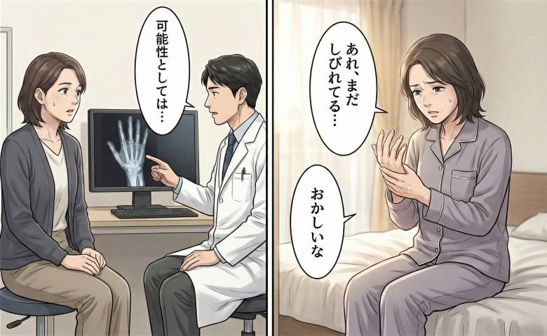 「手のしびれが取れない」47歳の朝に襲った異変。整形外科を受診した私に医師が告げた意外な原因とは