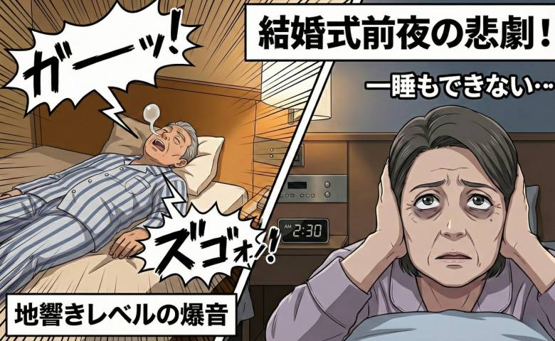 「いびきがうるさい」憔悴する母。妹の結婚式前夜に家族同室で宿泊した母を待ち受けていた爆音