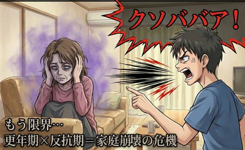 「クソババア！」反抗期の息子と更年期の私。衝突が絶えない日々に限界を感じた私が取った行動