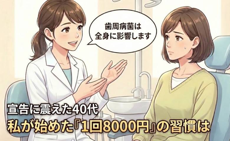 「歯周病菌は体全体に影響」歯科衛生士の宣告。将来が怖くなった40代が追加した1回8000円の習慣