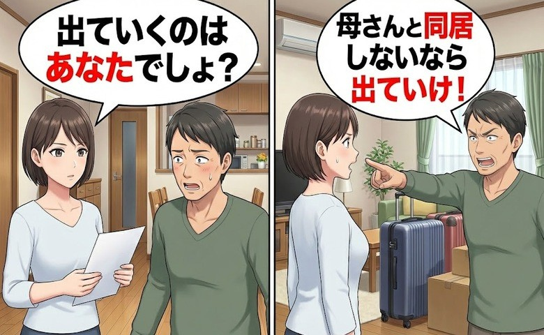 母親ばかり優先する夫「母さんと同居しないなら出ていけ！」家を乗っ取ろうとした夫の末路