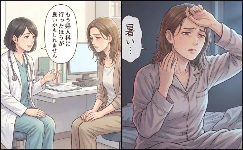 「1時間おきに体が熱くなる」内科医に勧められ婦人科へ。40代の不眠とつらい不調を和らげた私の選択