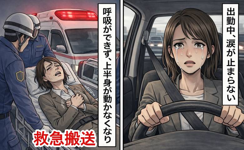 「朝、涙がぽろぽろあふれて」上半身が動かなくなり救急搬送。私が医師に精神科を勧められた理由は