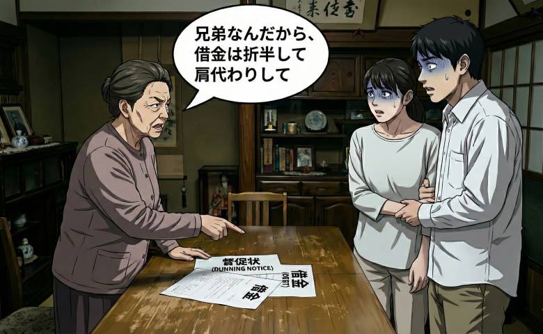 「兄弟で折半して返して」義実家からの要請。借金を抱えた夫の兄弟の尻拭いをさせられた夫の決断は