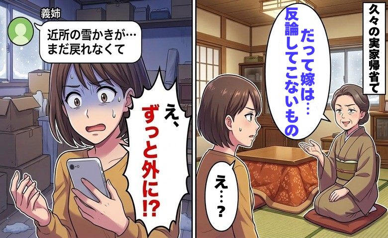 「嫁は反論しないから」帰省すると同居の義姉が不在…理由を聞いて言葉を失ったワケ