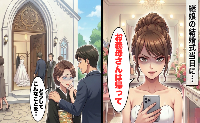 「お義母さんは帰って」結婚式当日に届いたひと言。継娘の態度が一変したワケ