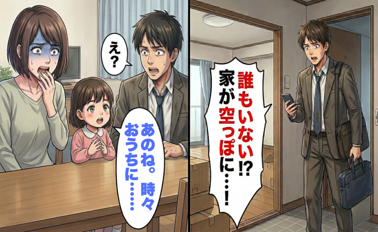 「あのね、時々おうちに……」単身赴任から帰宅後、状況を一変させた娘のひと言とは
