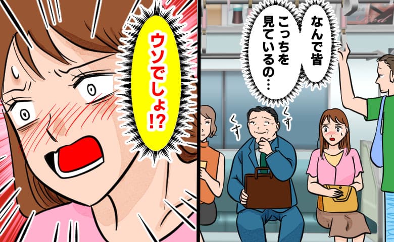「なぜ皆が私を？」通勤電車で視線を感じ飛び起きると隣の男性が笑い。車掌から注意された赤面の朝