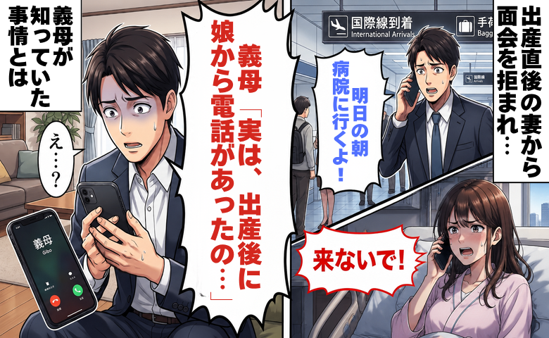 「病院には来ないで」出産直後の妻が夫を拒絶。DNA鑑定の結果を知った夫の決断
