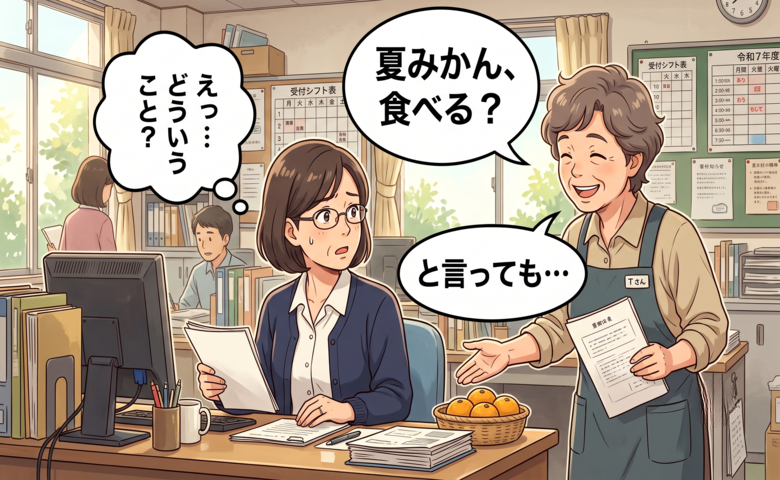 「気まずい…」職場の先輩から夏みかんを食べるか聞かれた私。お裾分けと早とちりした結果【体験談】