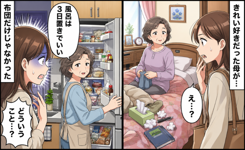 「風呂は3日置きでいい」きれい好きだった母が…布団や冷蔵庫にも現れた変化とは