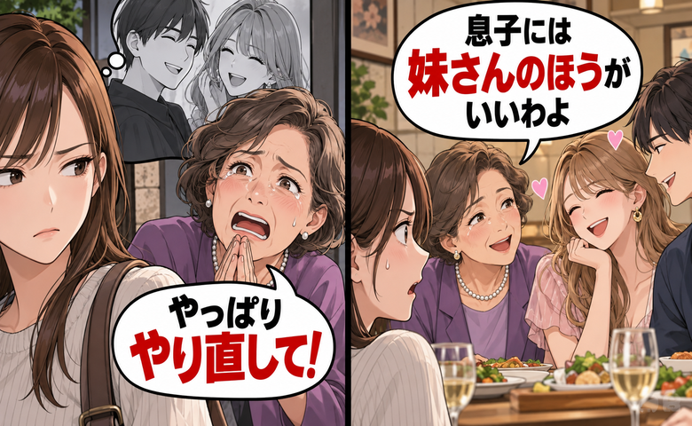 義母「息子にはあなたより妹さんがいい」私を見下し離婚を後押し→数カ月後、義母からのSOSに私は