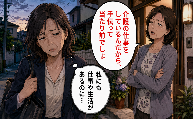 「手伝って当たり前」介護職だからと母の世話を任され疲弊。限界を感じた私が取った行動とは【体験談】
