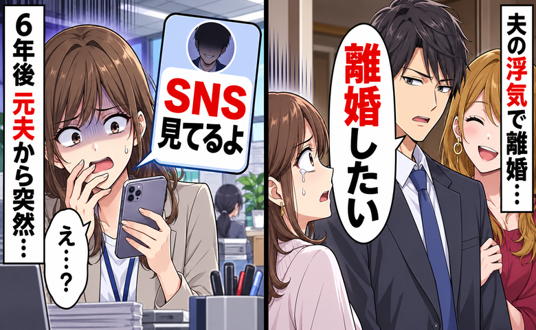 元夫「SNS見てるよ」離婚から6年後に突然連絡→拒否しても続くメッセージの最後に届いた要求