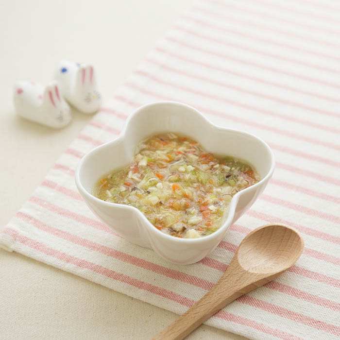 【離乳食後期】鯛のとろとろ野菜煮込み