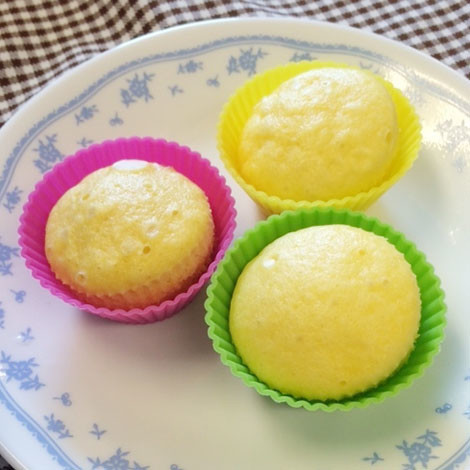【離乳食完了期】きな粉入り蒸しパン