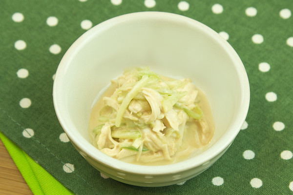 【離乳食】ささみの棒々鶏風サラダ