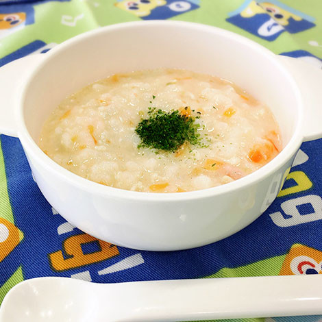 【離乳食完了期】鶏とトマトのリゾット