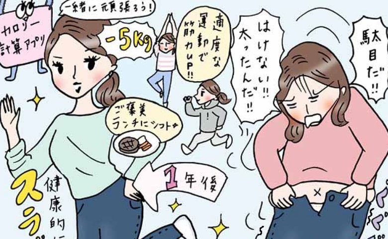40代で体が丸くなった！ 基礎代謝が落ちる40代からのダイエットの成功の秘訣は【体験談】