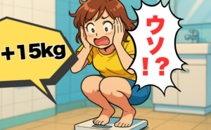 妊娠中「15kg増えた体重に危機感」41歳で双子出産後、体重は落ちたのに鏡を見て言葉を失った