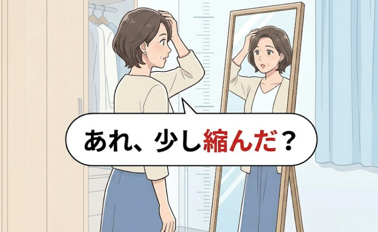 「10年で1cm縮む」は本当？実は背が縮む人と縮まない人の違いは筋肉と体重にあり【医師解説】