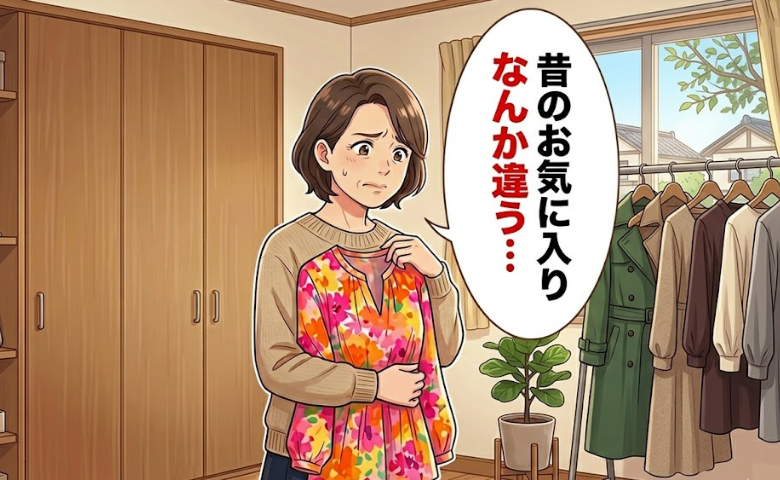 「昔のお気に入りが似合わない」50歳を目前に50色の画用紙を鏡の前で顔に当てて検証した結果